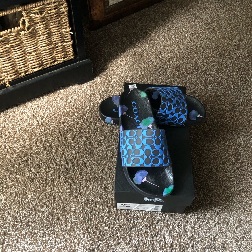 Coach Slides, just tried on walk around in the house  love them .